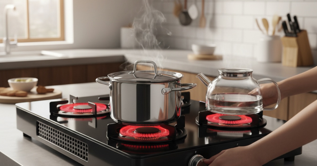 cách sử dụng bếp gas hồng ngoại