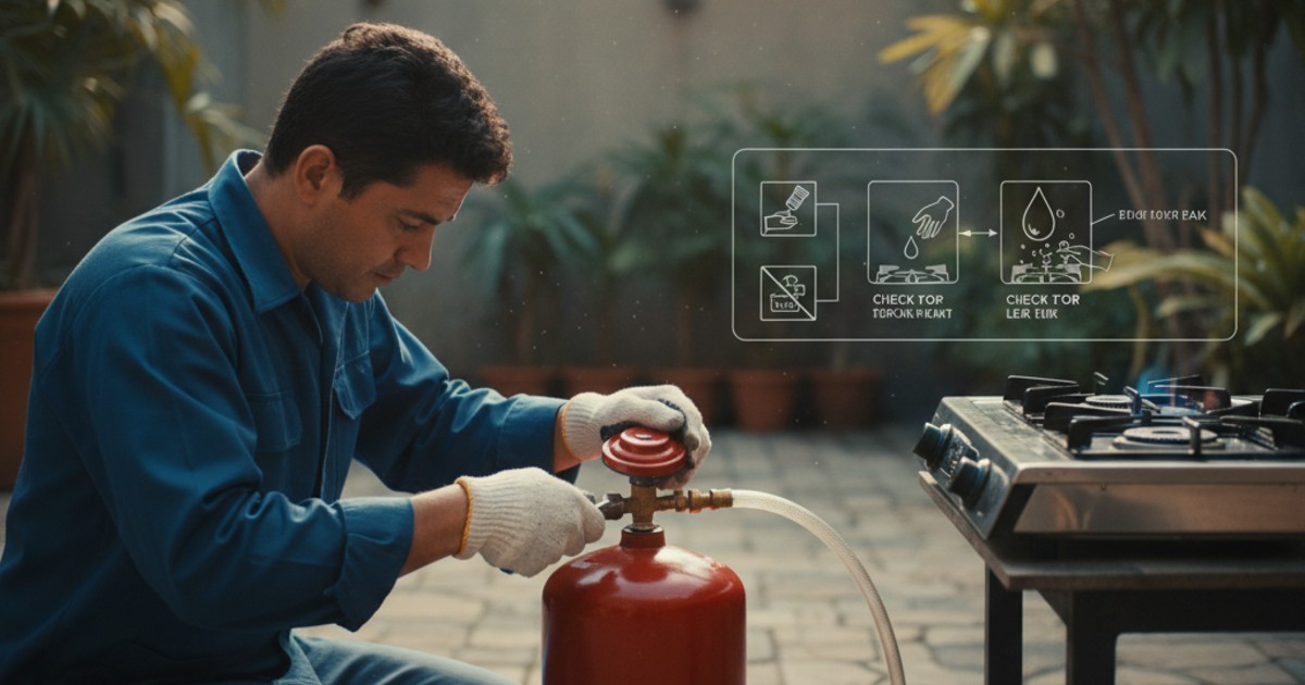 cách sử dụng bình gas an toàn