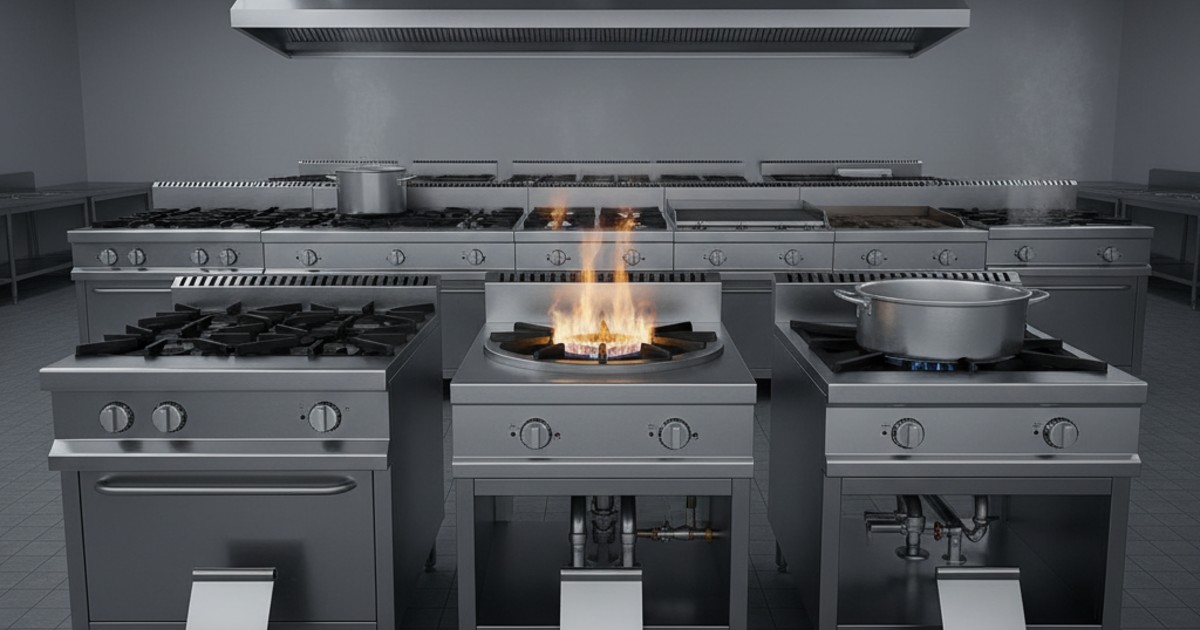 Phân loại bếp gas công nghiệp và mức giá tham khảo