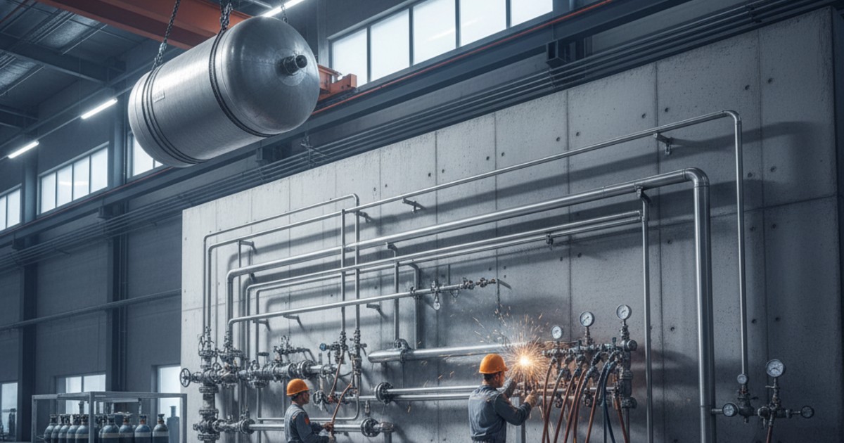 lắp đặt hệ thống gas công nghiệp