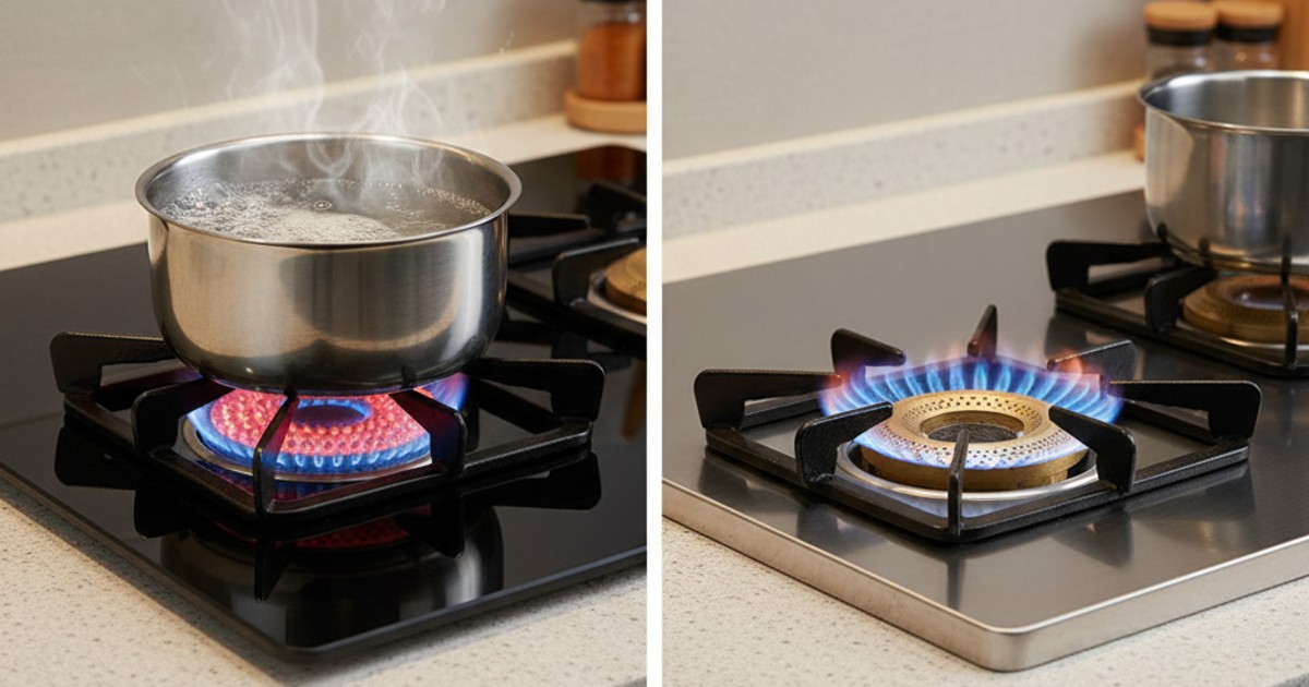 So Sánh Bếp Gas Hồng Ngoại Với Bếp Gas Thông Thường