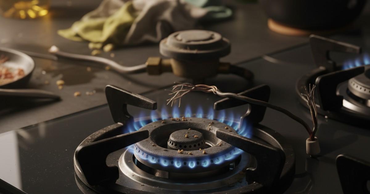 bếp gas không đánh lửa