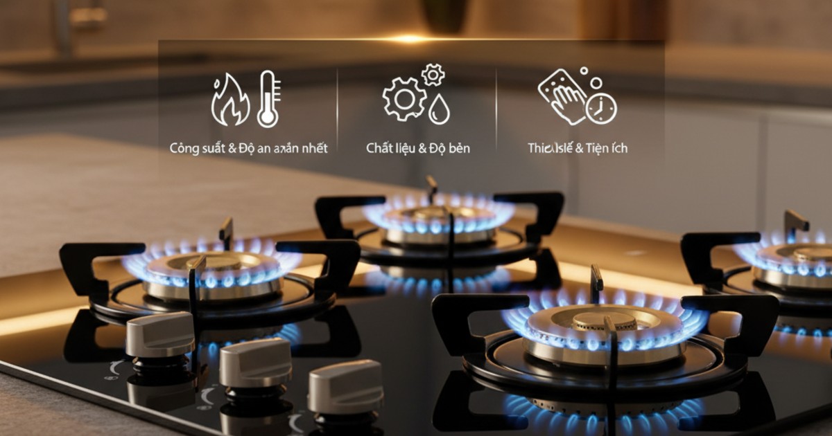 Các Tiêu Chí Quan Trọng Khi Chọn Mua Bếp Ga Âm Rinnai