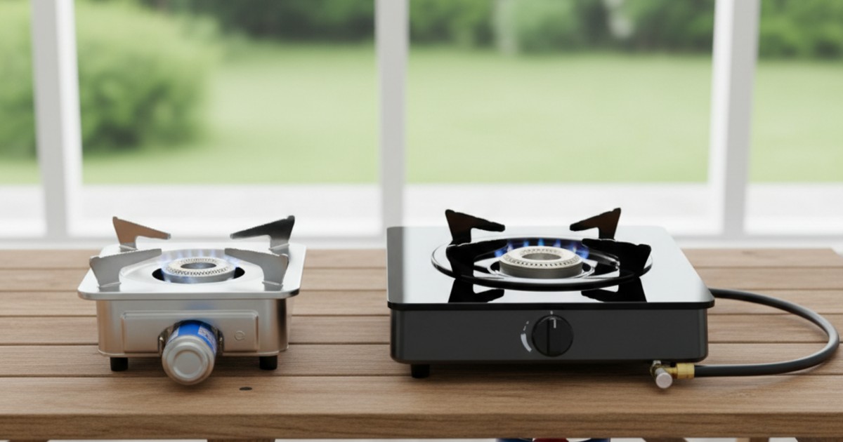 so sánh bếp ga mini và bếp ga đơn