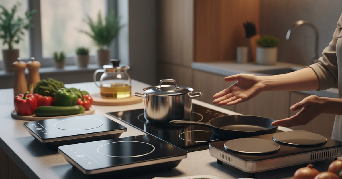 Kinh nghiệm mua bếp điện loại nào tốt phù hợp nhu cầu