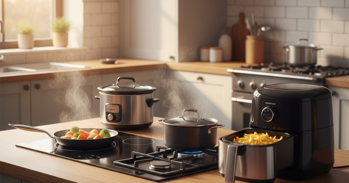 Lựa chọn giữa bếp hồng ngoại đôi và các giải pháp nấu nướng khác