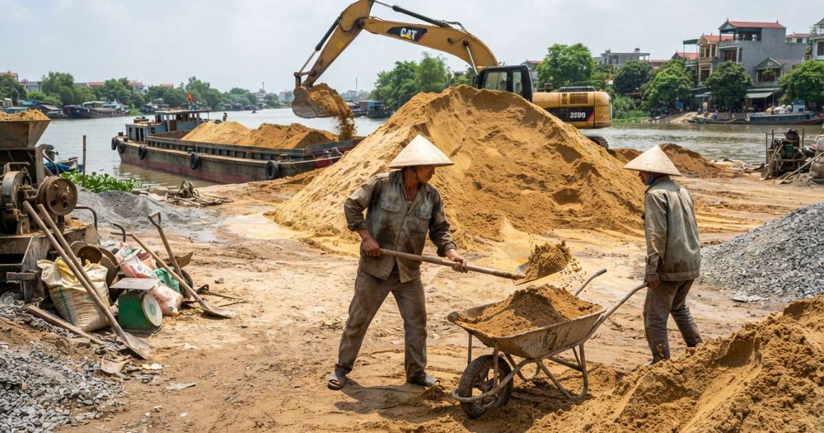 bán cát xây dựng