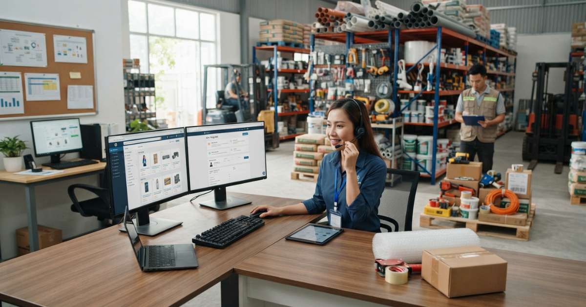 kinh doanh vật liệu xây dựng online