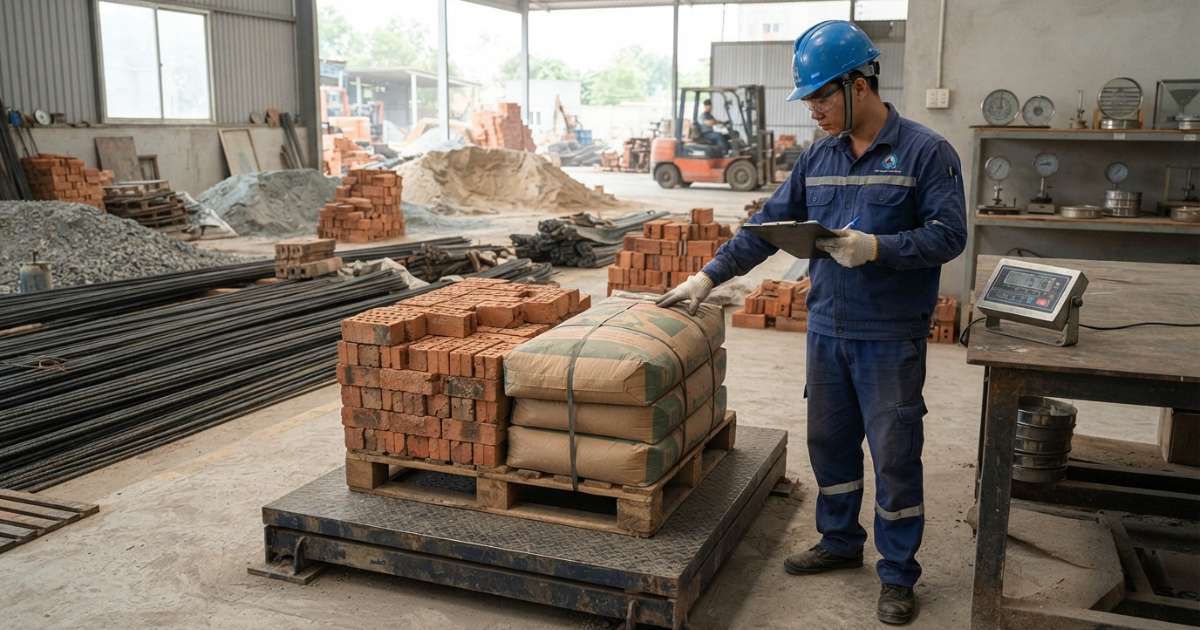trọng lượng vật liệu xây dựng