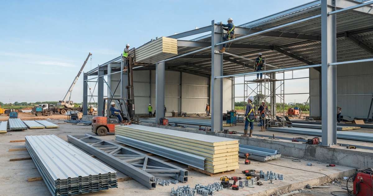 vật liệu làm nhà tiền chế