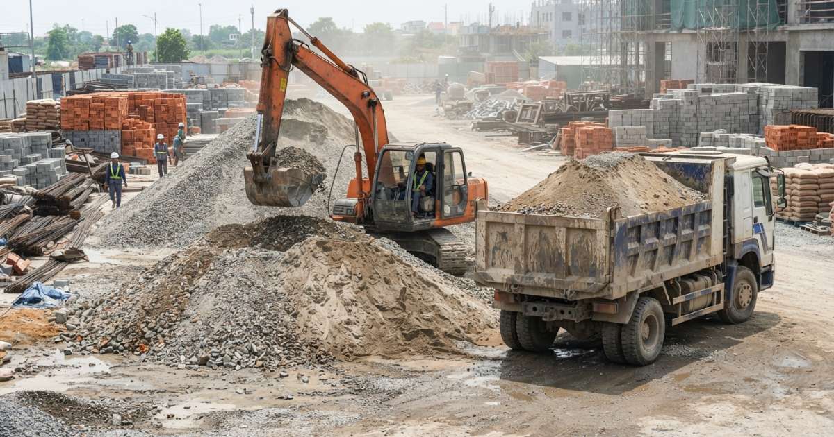 vật liệu xây dựng 8 tấn