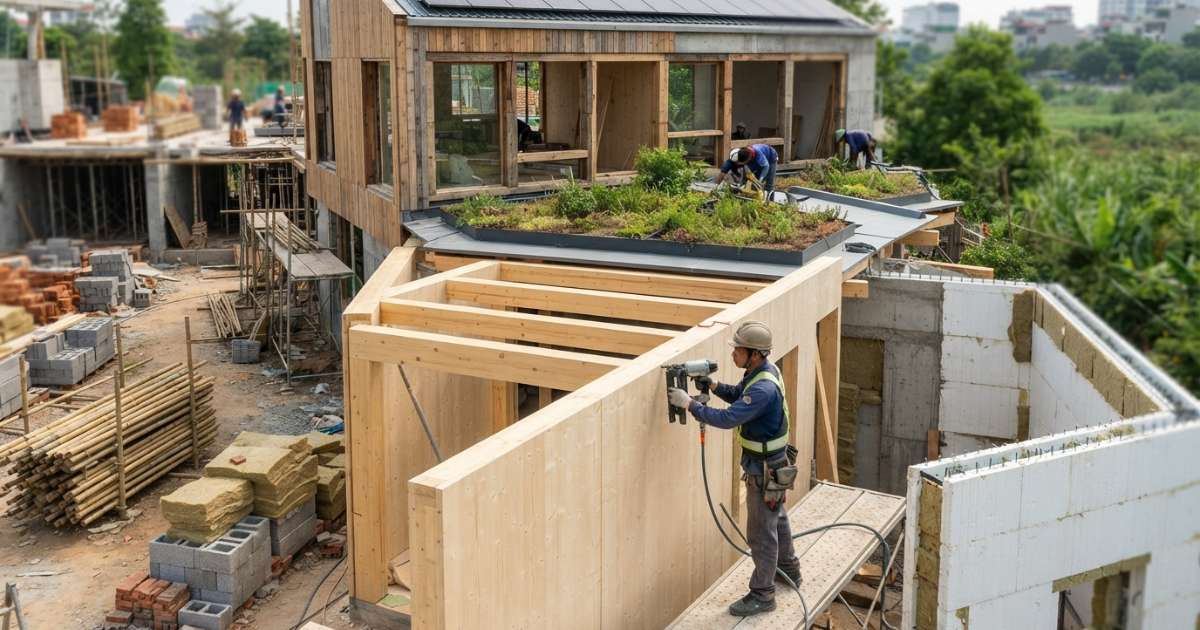 vật liệu xây dựng bền vững