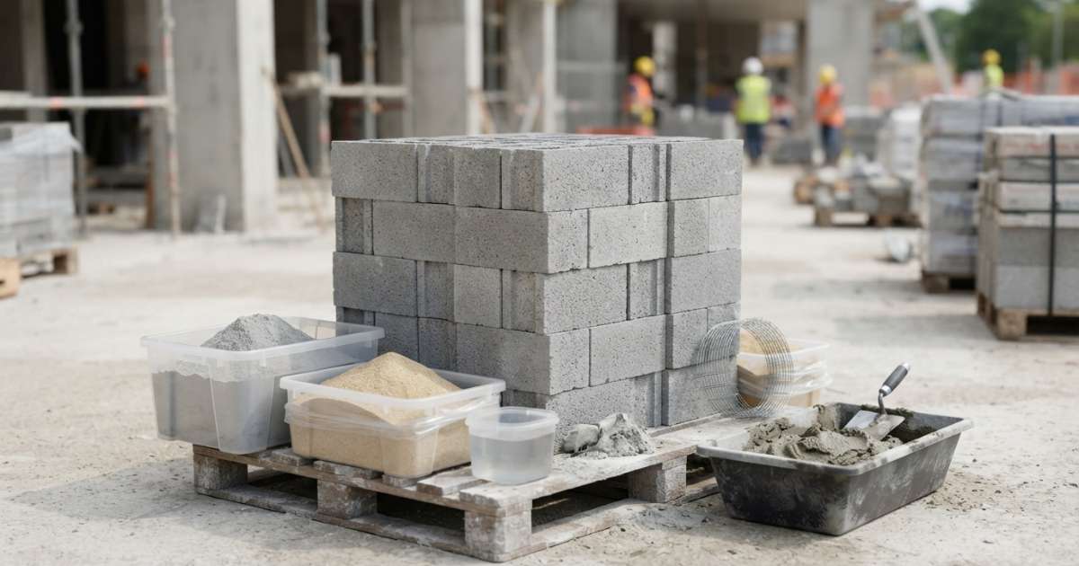 vật liệu xây dựng cho 1m2 tường