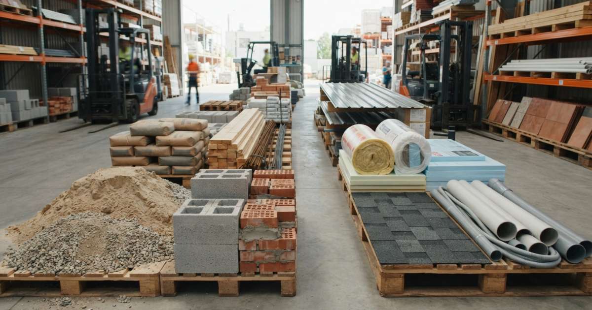 vật liệu xây dựng có mấy loại