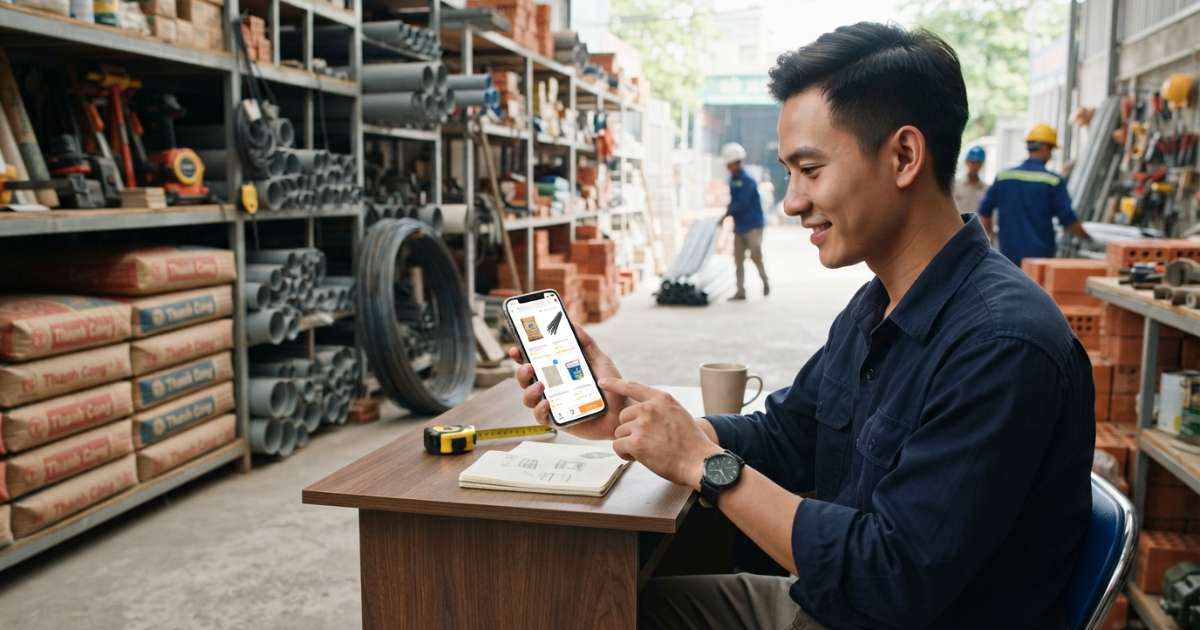 mua vật liệu xây dựng online
